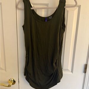 NWT Seraphine Aniza Maternity and Nursing Tank Top in Olive Green Size Large